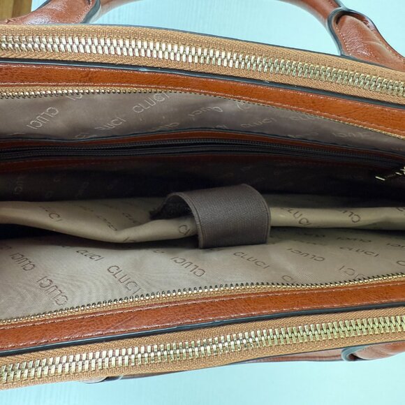 Like New CLUCI women's leather breifcase - Picture 10 of 16
